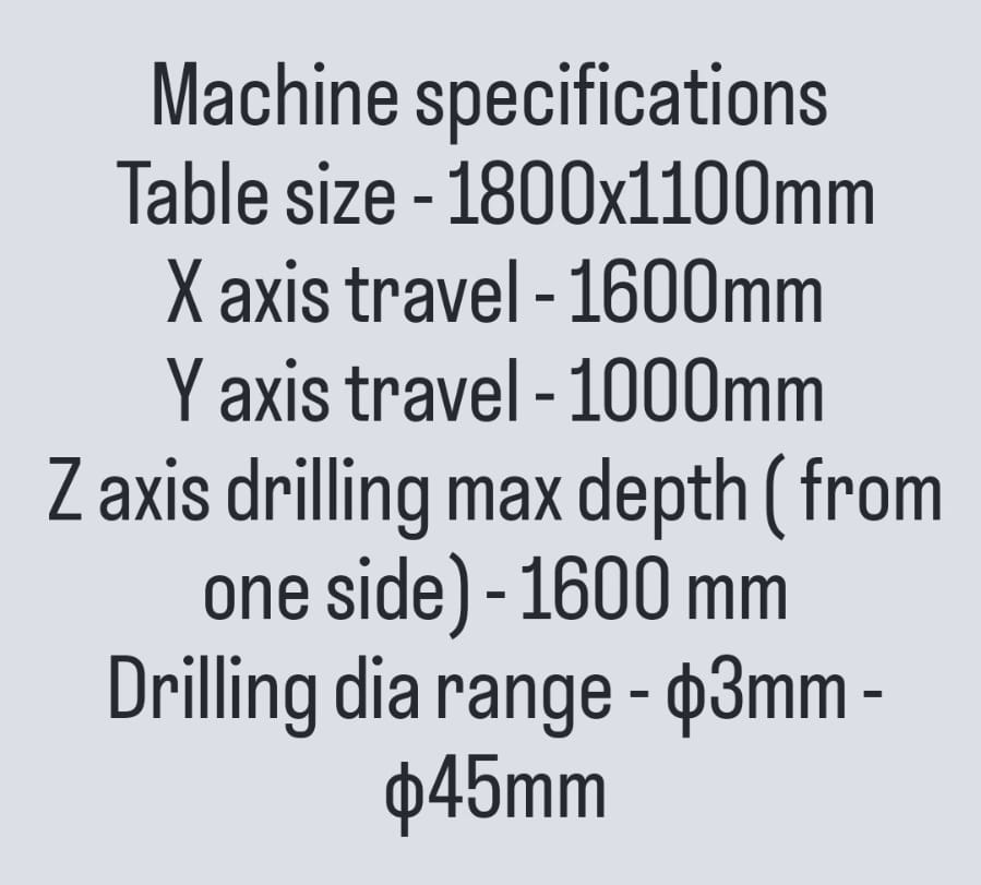 3 Axis CNC Gundrill Machine